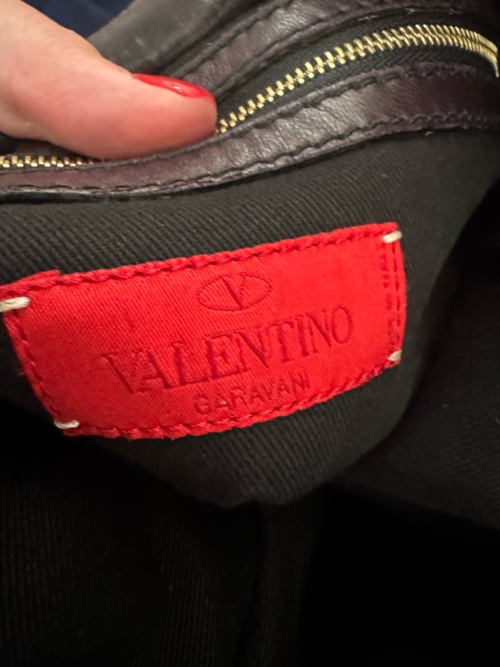Authentic Valentino Garavani Wine Leather Rosette Hobo Bag w/ Scarf - Picture 7 of 16